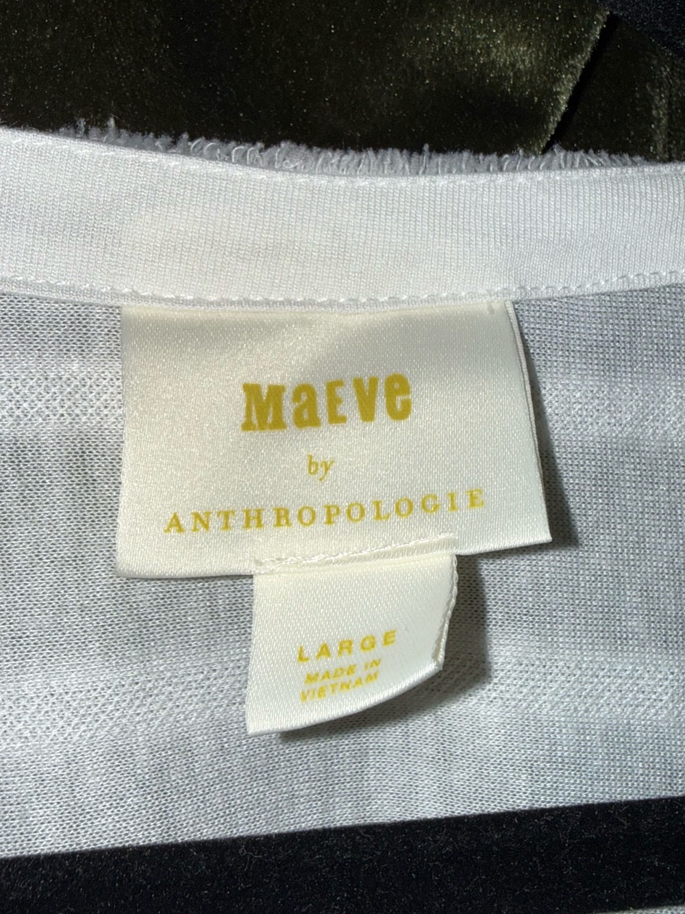 Anthropologie - White Wrap-Front Long Sleeve Top - Maeve - Large - Picture 2 of 6